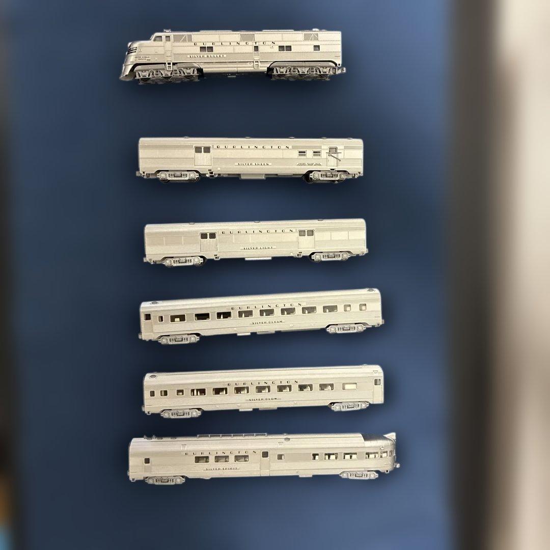 KATO CB&Q EMD E5A シルバーストリークゼファー 6ユニットセット