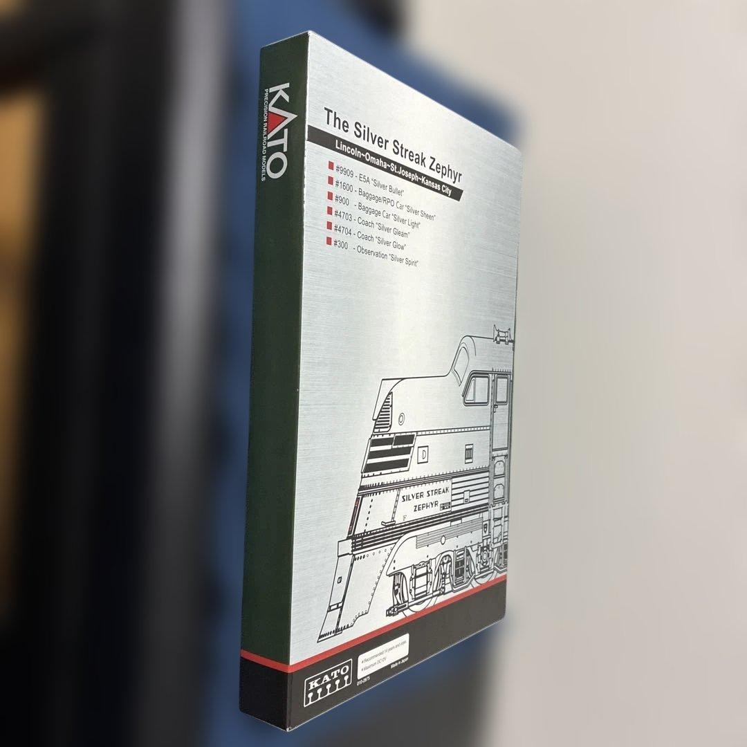 KATO CB&Q EMD E5A シルバーストリークゼファー 6ユニットセット