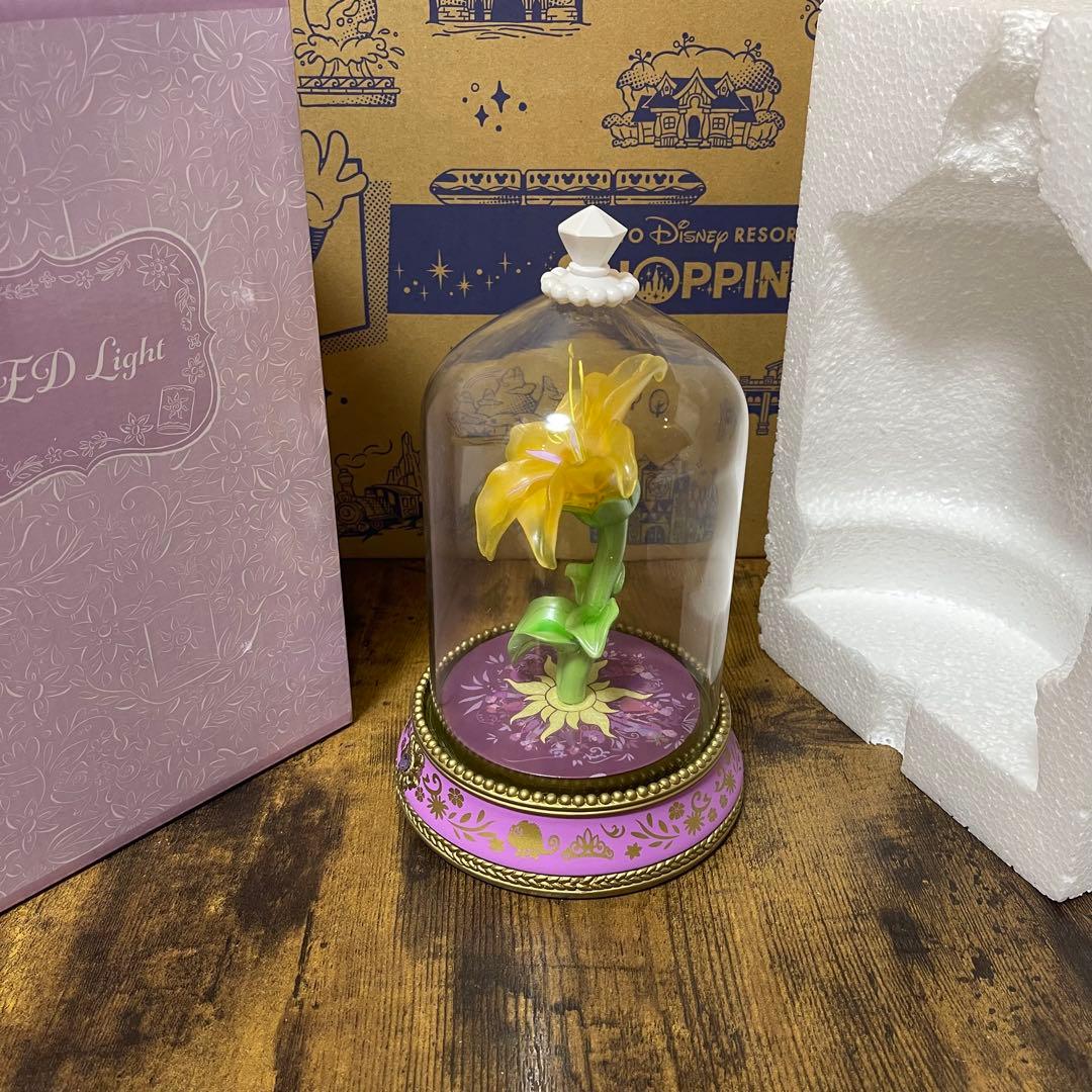 ディズニーストア 塔の上のラプンツェル10周年 LEDライト ランタン魔法の花