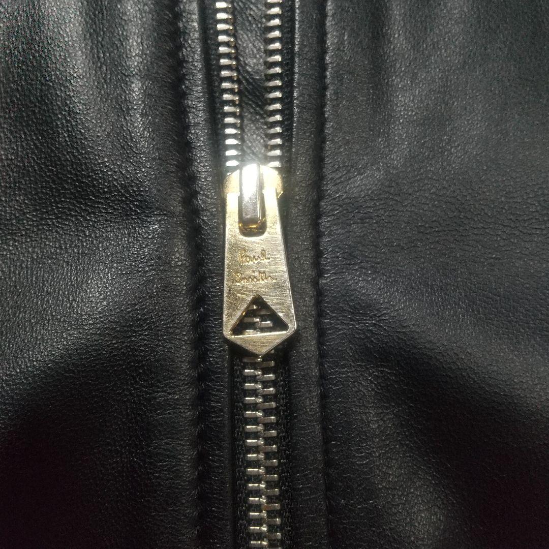 極美品 希少 ポールスミス レザージャケット ブルゾン ma1 ボンバー 現行
