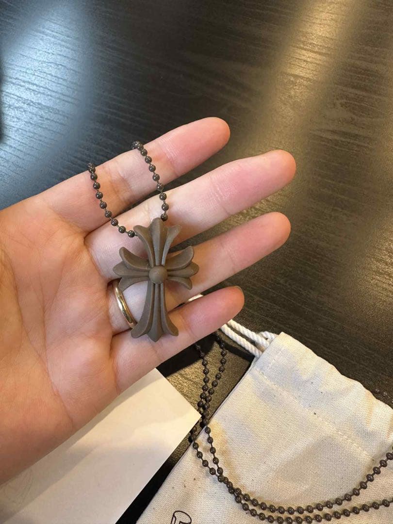 2025新作　クロムハーツ シリコンネックレス 茶色