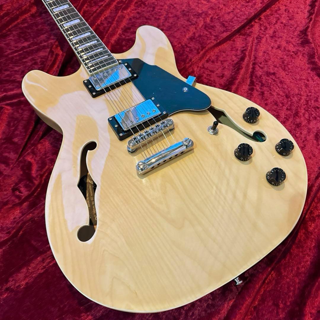 美品 メンテ済 Grote セミアコ エレキギター ES335タイプ