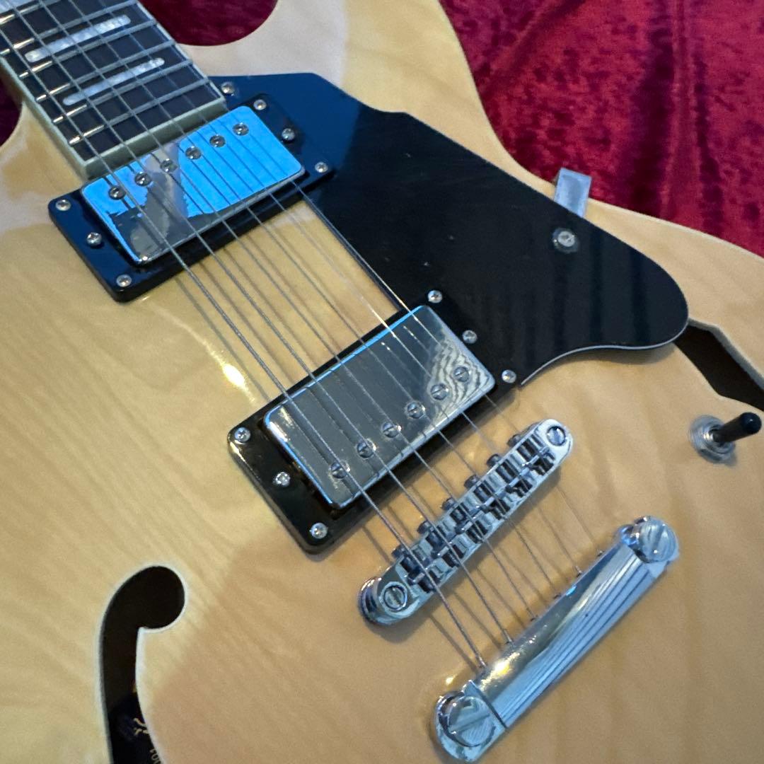 美品 メンテ済 Grote セミアコ エレキギター ES335タイプ