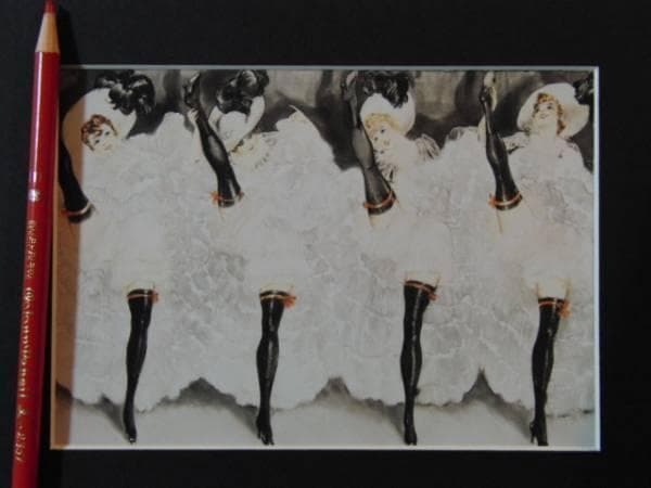 ルイ・イカール限定版・アールデコ/フレンチカンカン/新品額付