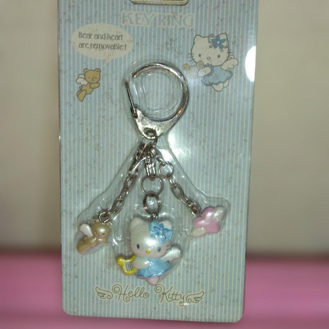 ★サンリオ ★エンジェルキティ チェーンマスコット　三連キーホルダー　超レア♡♡
