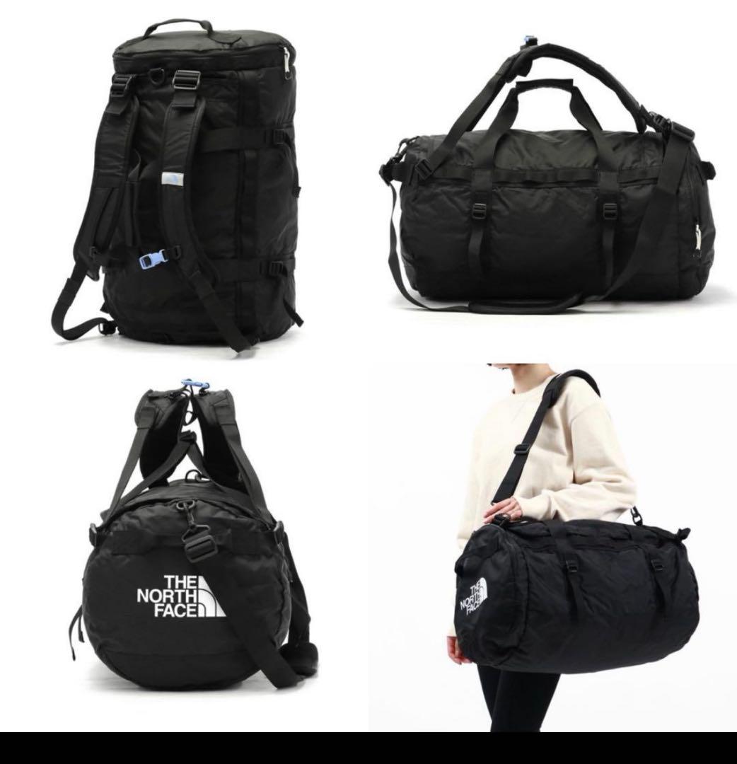 【美品】ノースフェイス ダッフルバッグ　50 ボストン　ナイロン　3way 黒