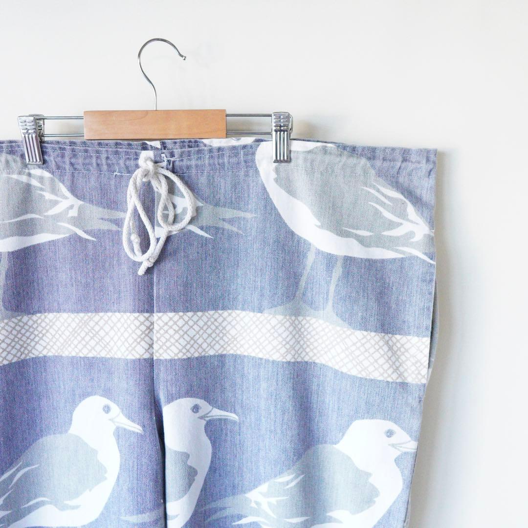 Michigan rag ミシガン ラグ 総柄 コットン パンツ 古着