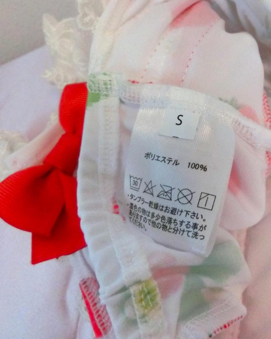 【稀少 美品】きゃんナナ いちごキャミワンピ Ｓサイズ