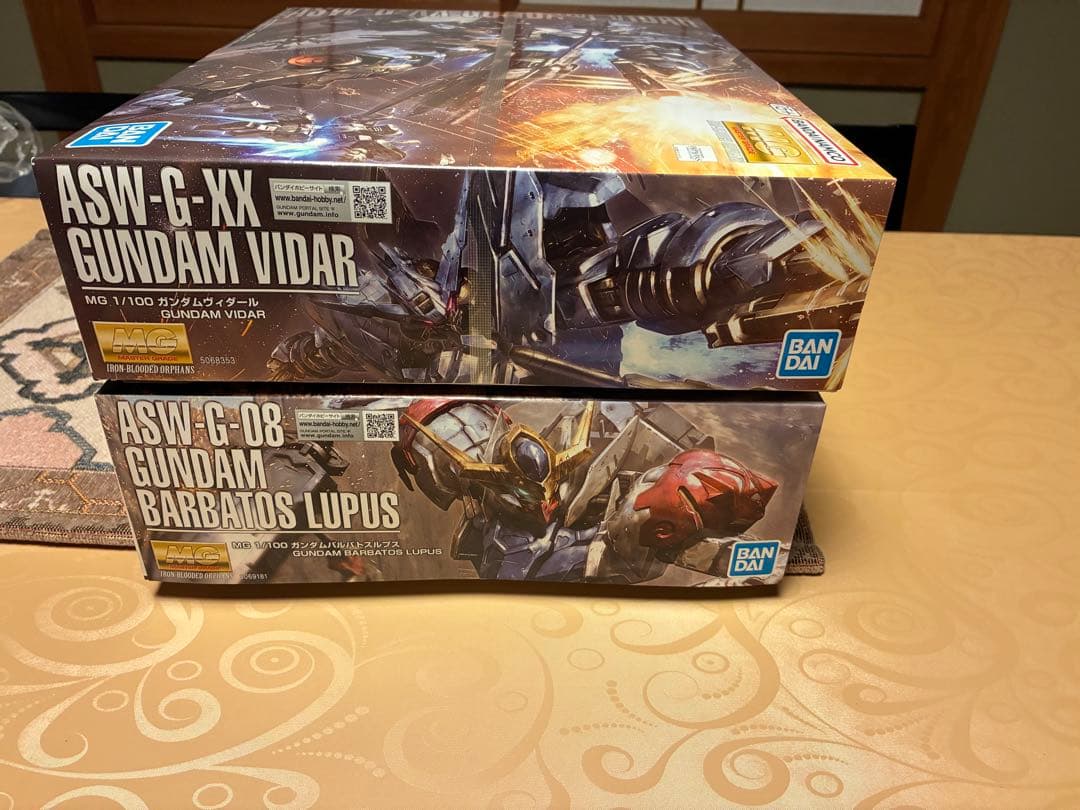 MG GUNDAM VIDAR & BARBATOS LUPUS セット