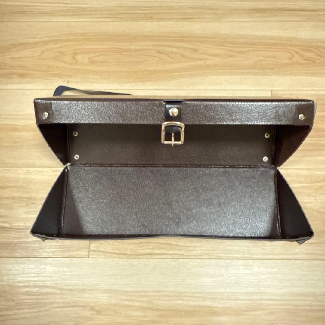 アライア　シューズボックス　ストラップ付き　牛革　収納ケース　alaia