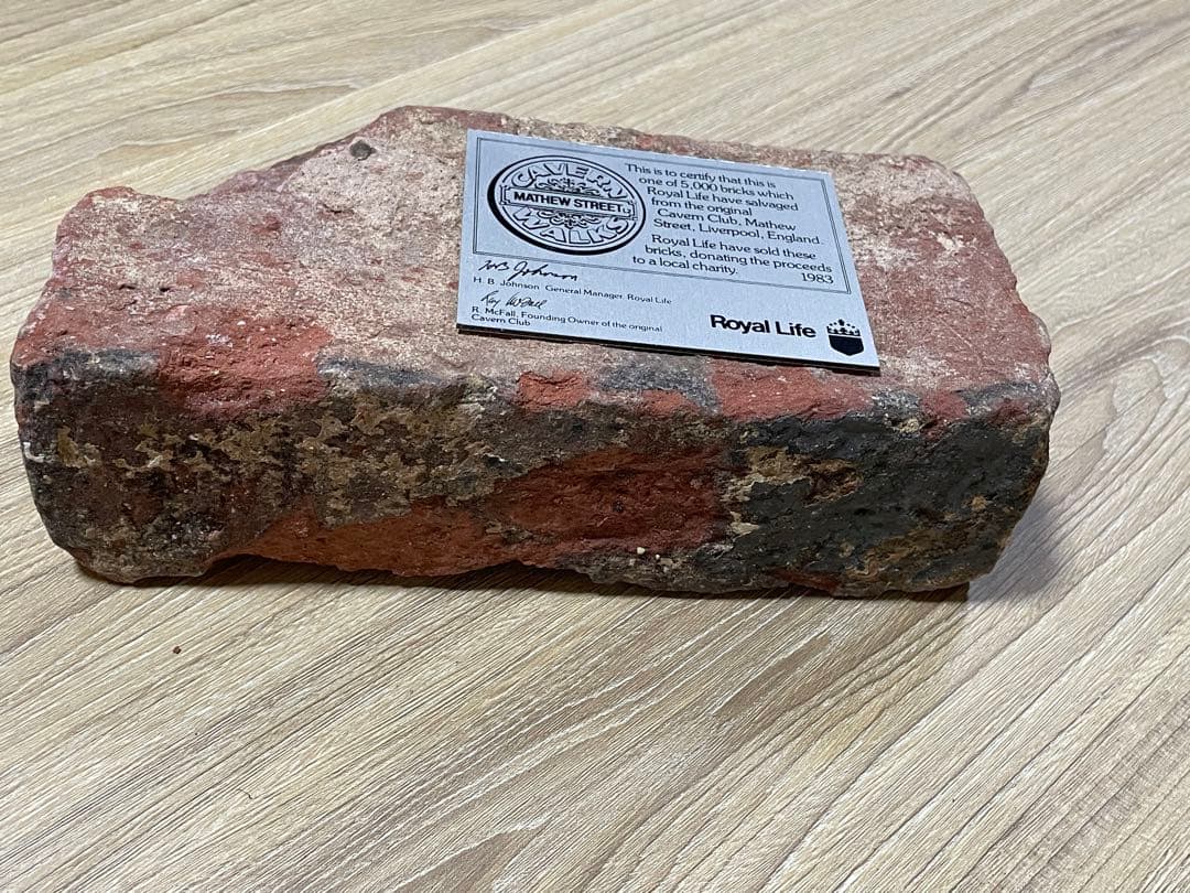 ビートルズ◇希少　キャバーン・クラブ　レンガ