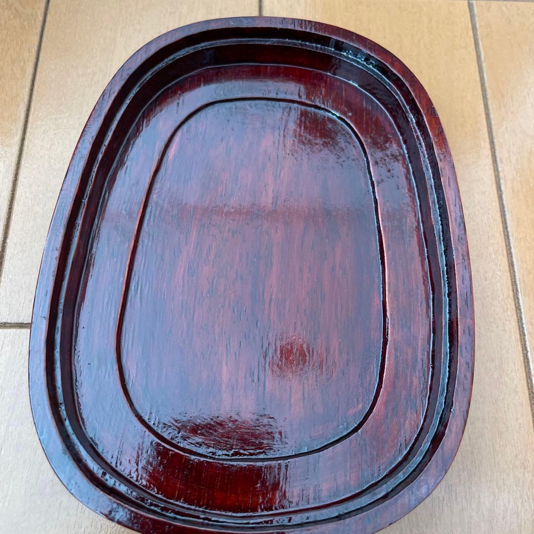 端渓硯　梅刻硯　すずり　宋坑　彫花硯　硯