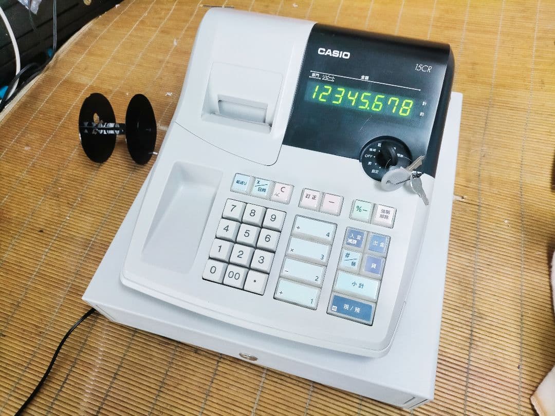 カシオレジスター　15CR　簡単便利特殊　送料込　021270