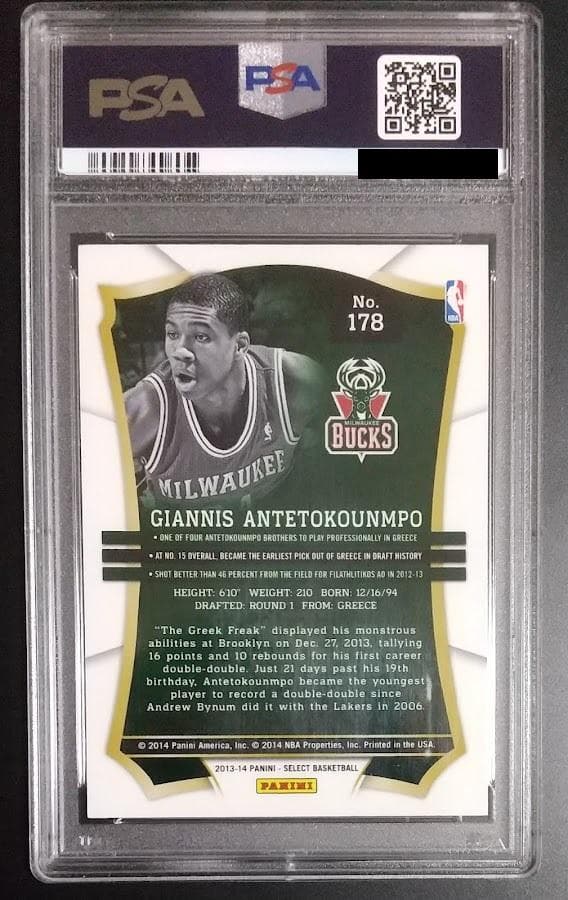 その他 GIANNIS antokounmpo 2013 SELECT RC PSA10