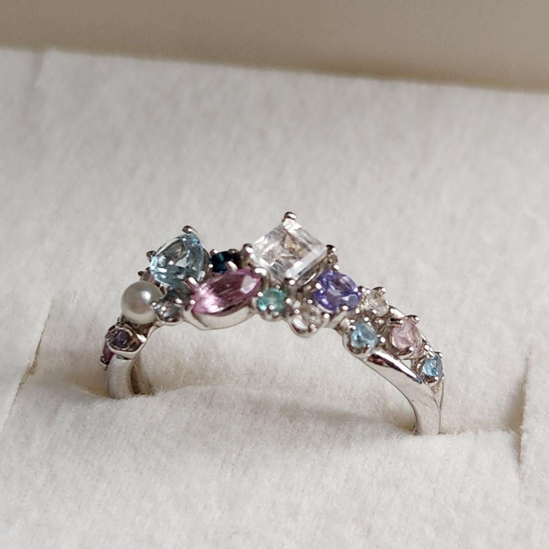 ビズー K18スノールナコフレWG 9号箱保証書付き