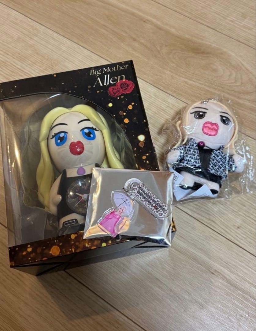 アレン様 ホテラバ ノベルティ 目覚まし時計 チャーム ぬいぐるみ セット