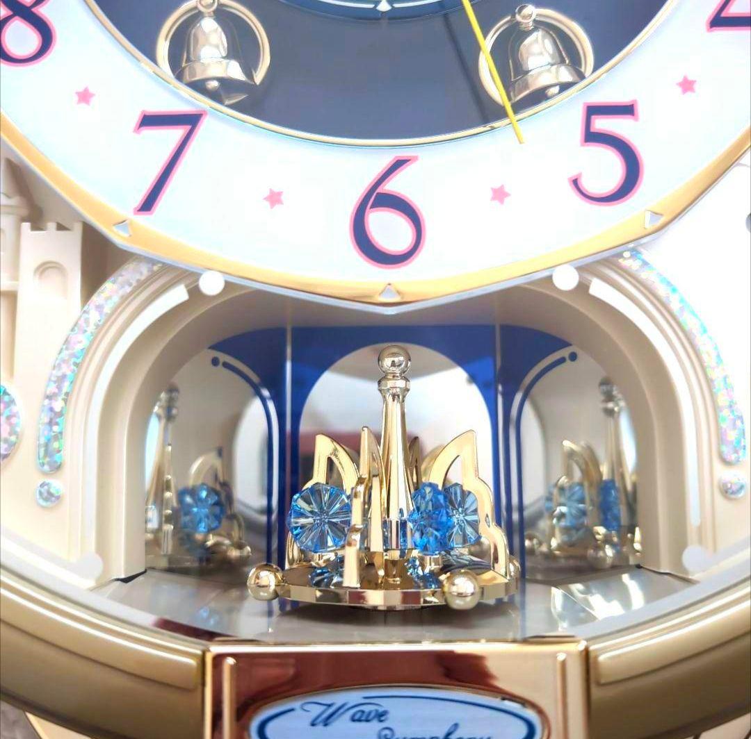 【美品】SEIKO からくり時計 電波時計 ウェーブシンフォニークリスマスソング
