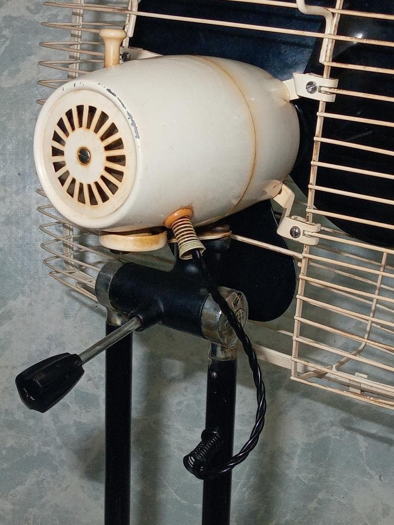 昭和レトロ家電 お座敷扇AB RM-25AB 蛍 25㎝ 角型 三菱電機 希少