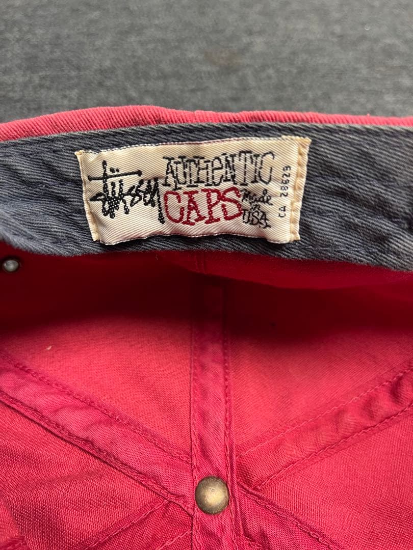 1990年代前期　白タグ オールドstussy sport ビンテージ cap