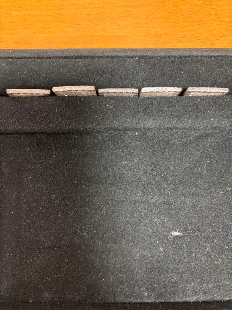 一分銀まとめて5枚 43.6ｇ