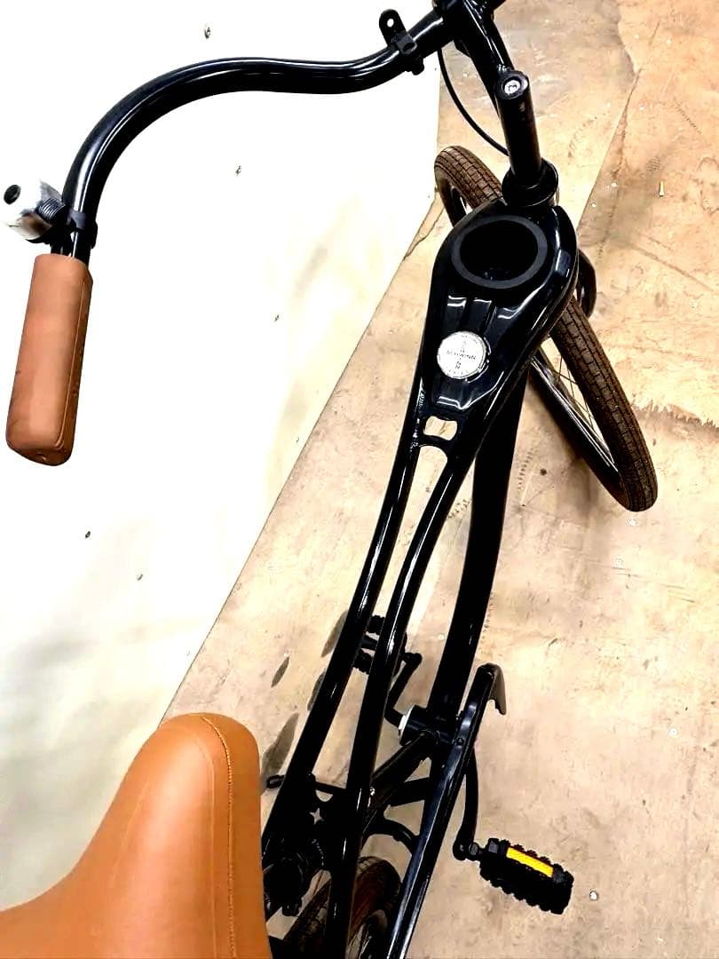 クラシッククルーザー 自転車 26インチ ブラック