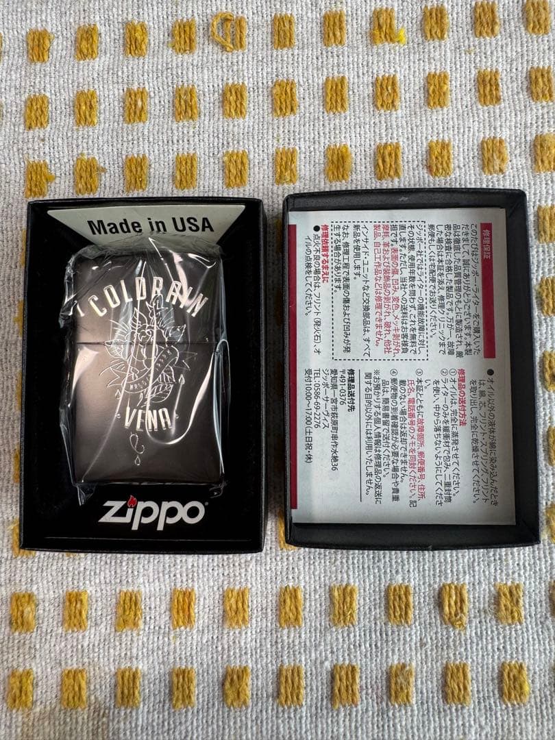 coldrain VENA Zippoライター 本体