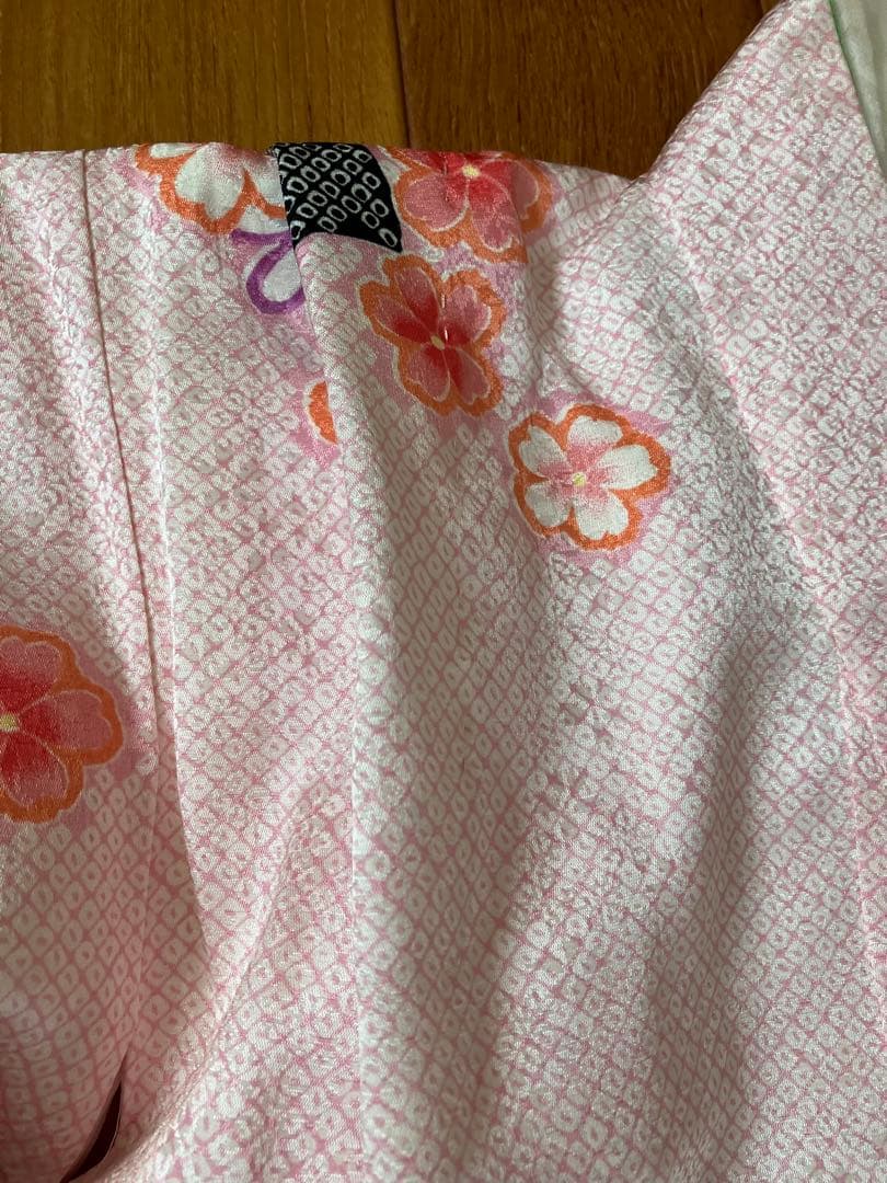 7歳　七五三　正絹着物　小物フルセット