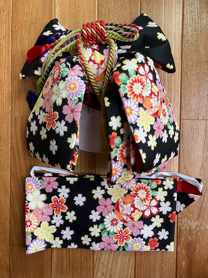 7歳　七五三　正絹着物　小物フルセット