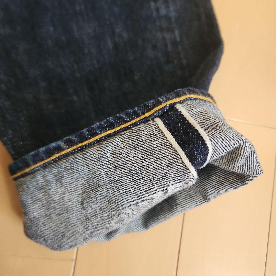 未使用品　デニム&ダンガリー　刺繍付きイージーデニムパンツ　01 150 SM