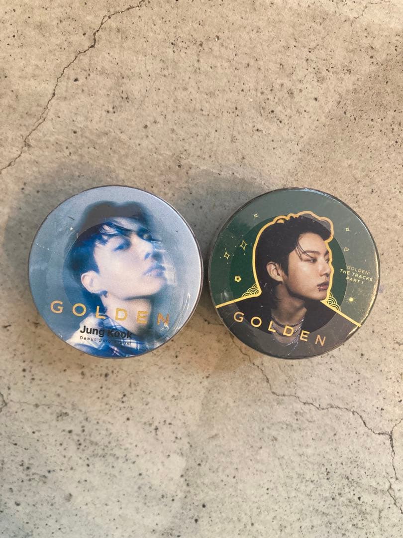 【韓国購入品】BTS ジョングク GOLDENキーホルダー カード