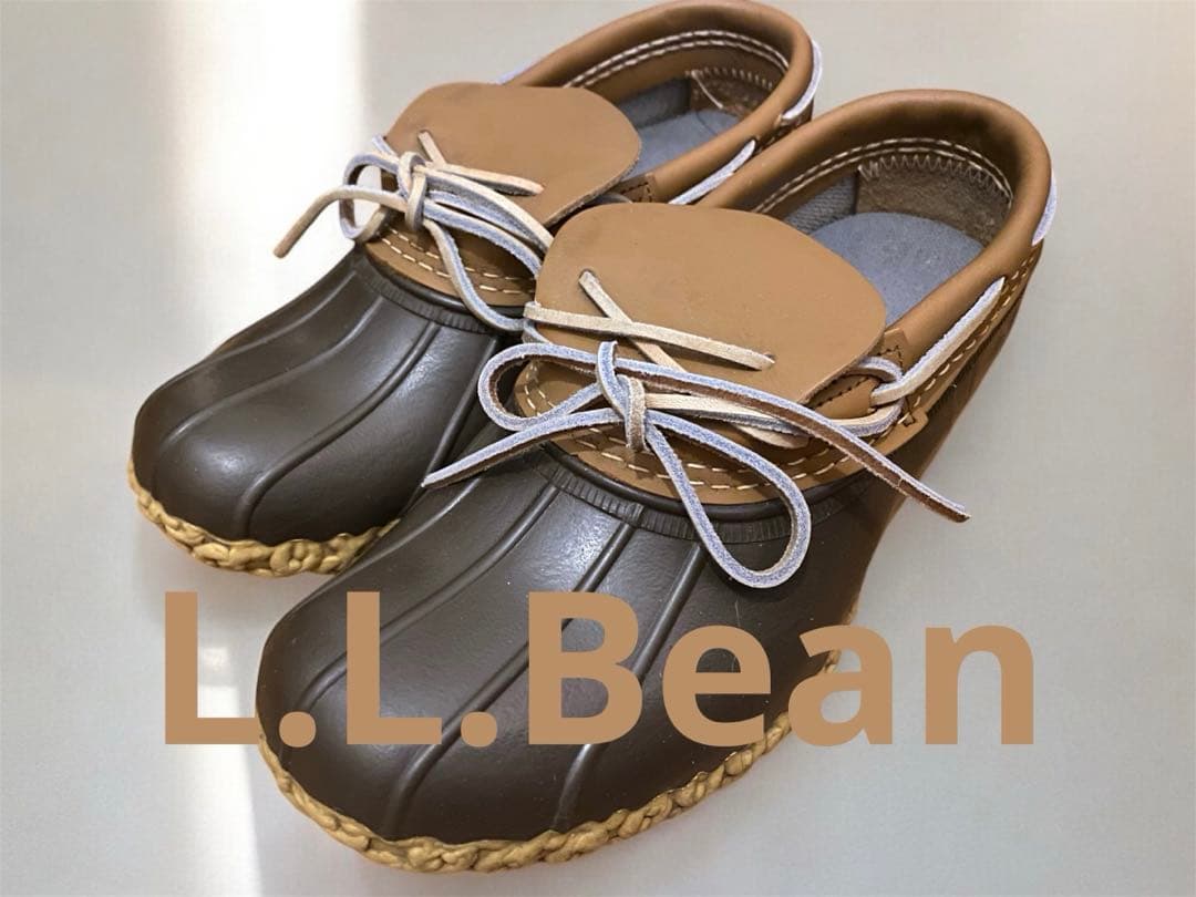 米国製 L.L.BEAN LLビーン ビーンブーツ ラバーモカシン US8 美品