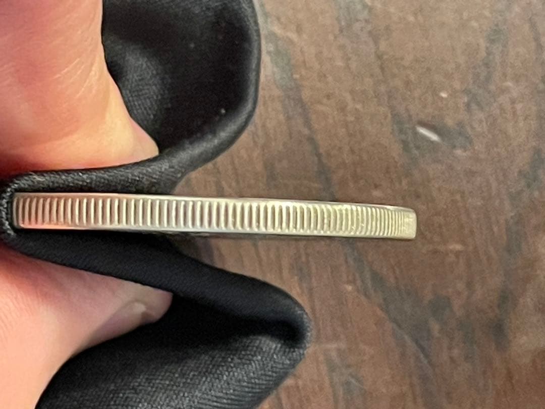 【極美品】貿易銀 明治9年 シークレットマーク有り 一圓銀貨 一円銀貨 大型銀貨