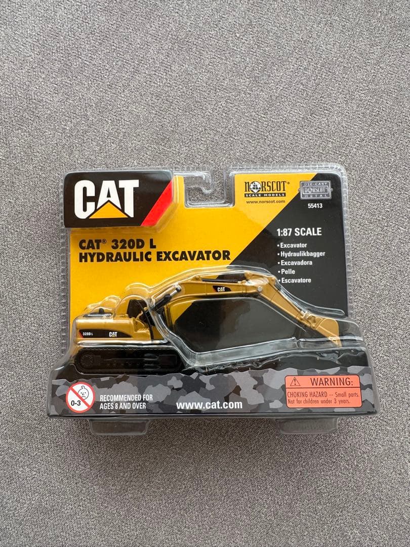CAT 320D L 油圧ショベル 1:87スケール