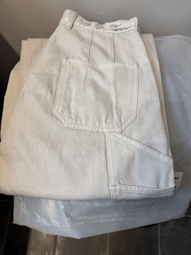 shishikui ペインターパンツ　オフホワイト　34
