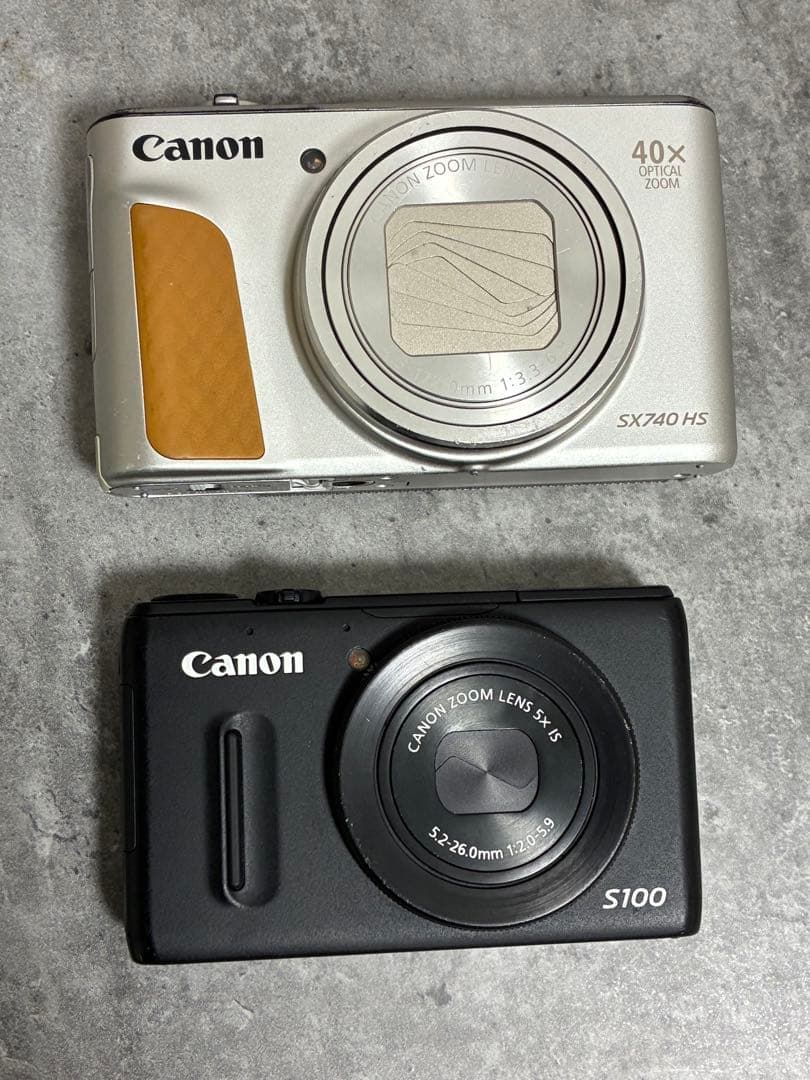 Canon PowerShot SX740HS、PowerShot S100等