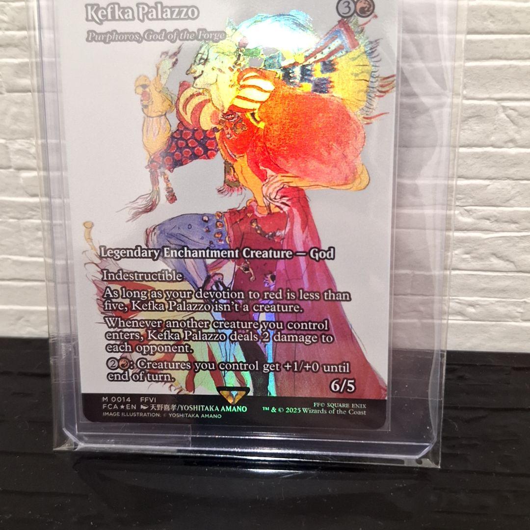 MTG FF ケフカ・パラッツォ(鍛冶の神、バーフォロス)　英語版 foil