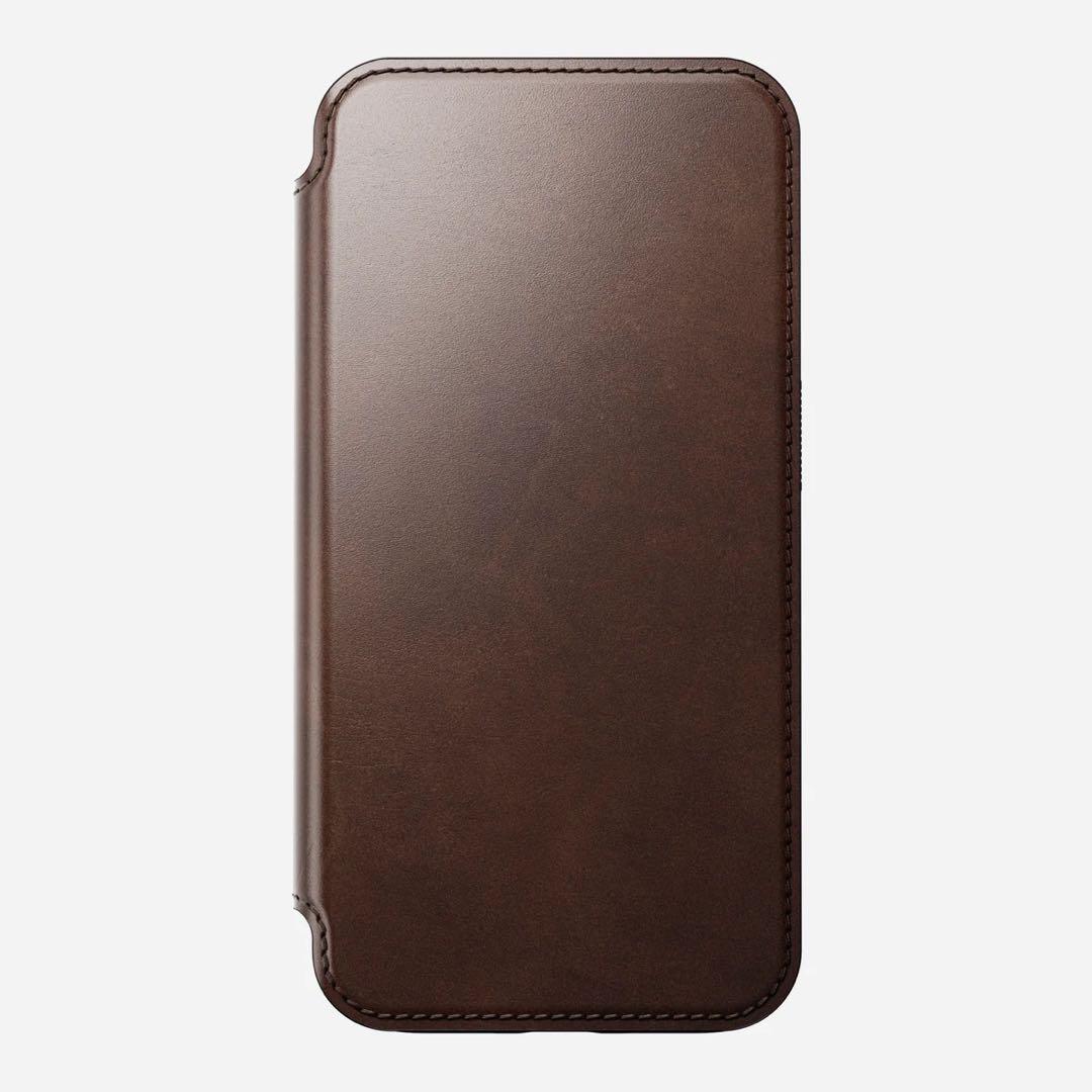 iPhoneアクセサリー NOMAD ModernLeatherFolio iPhone 15Pro