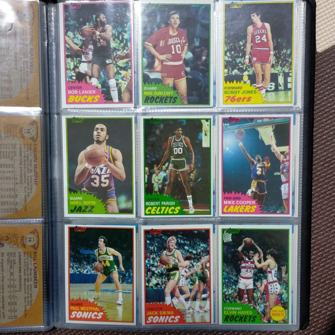 NBAカード topps 81 82 コンプリート　Larry Bird RC