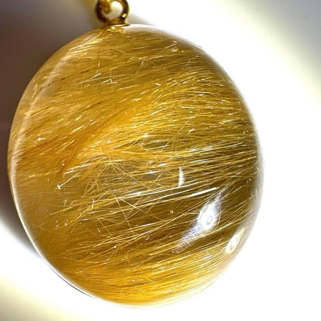 silver925 ゴールデンルチルクォーツ　ペンダントヘッド