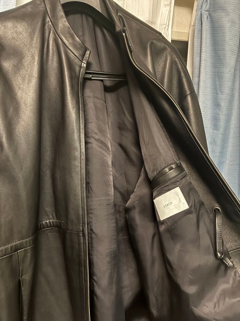 Stein LEATHER DRAWSTRING JACKET シープレザー