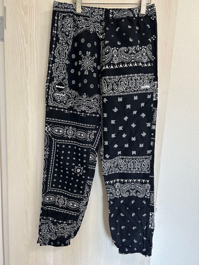 Bristol バンダナ柄パンツ ブラック/ホワイト