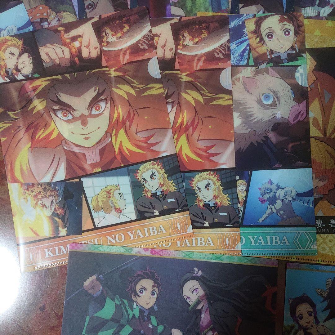 991 鬼滅の刃×くら寿司 クリアファイル