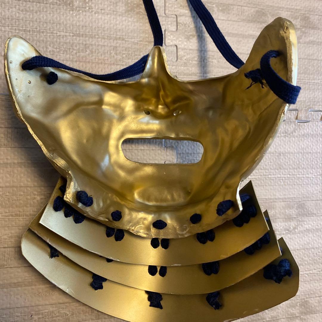 【着用可能】手作り　武具　鎧兜　甲冑　等身大　半頬　面頬　mempo mask