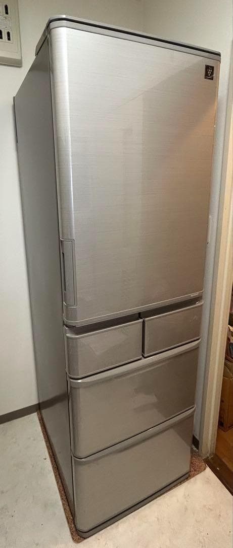 th シャープ 冷蔵庫 SJ-W412D-S 412L 両開き 2018年