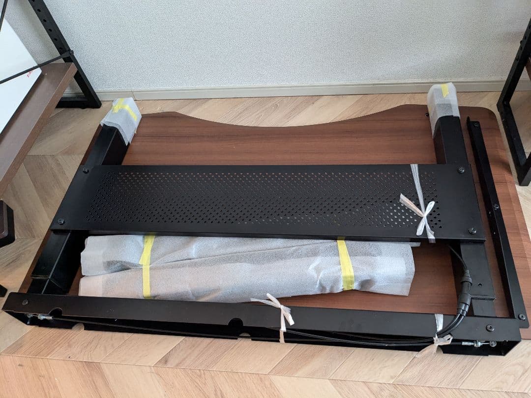 要組立　ガス式昇降デスク 幅120cm