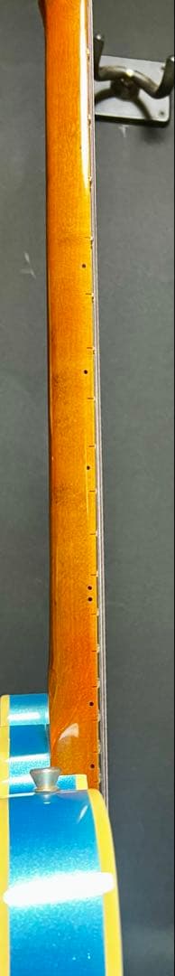 テレキャスタータイプ バインディング エレキギター ライトブルー