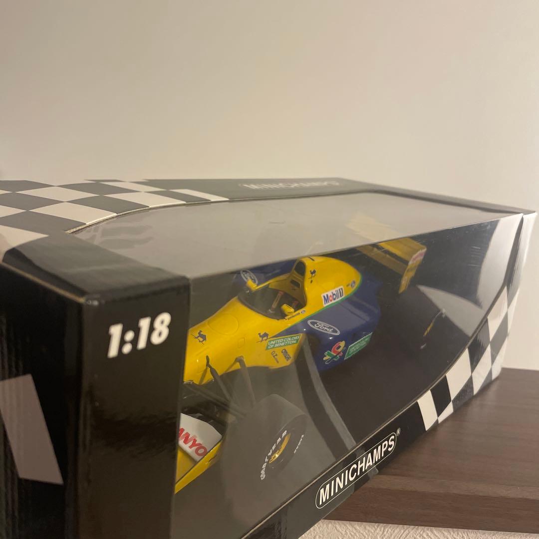 美品　未使用　1/18 ベネトンB191B 1992 M.ブランドルシューマッハ