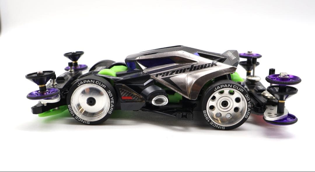 ミニ四駆 引退 セット 充電 スピードチェッカー 完成