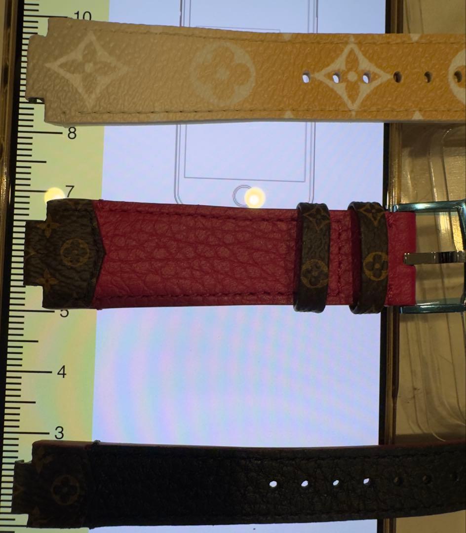 未使用　シール付き　ルイヴィトン 純正タンブールナノ　モノグラム　替え　ベルト