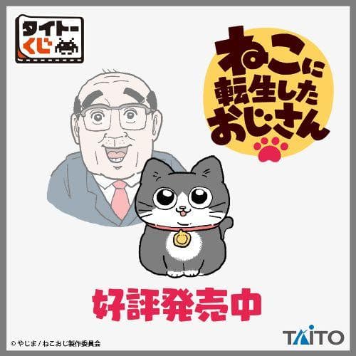 タイトーくじ　ねこに転生したおじさん 1ロット